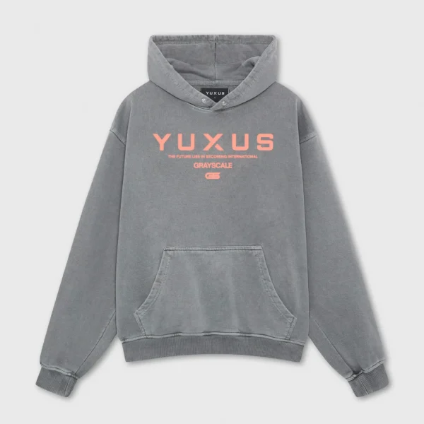 Yuxus - Sudadera con capucha argent Grayscale