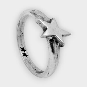 Twojeys - Anillo Single star signet silver