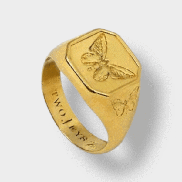 Twojeys - Anillo Butterfly effect gold