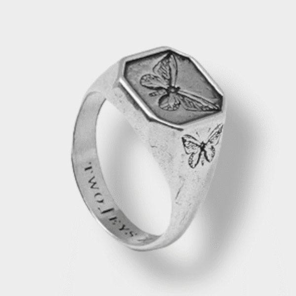 Twojeys - Anillo Butterfly effect silver