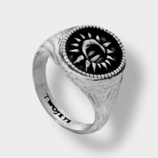 Twojeys - Anillo Midnight silver