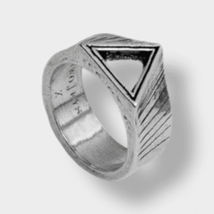Twojeys - Anillo Triangle silver