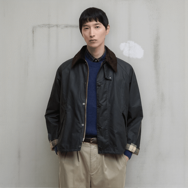Barbour Heritage – Modified Transport Waxed Jacket Sage