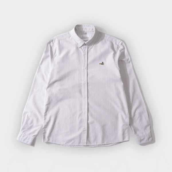 Edmmond - Camisa BD striped Duck edition chocolate