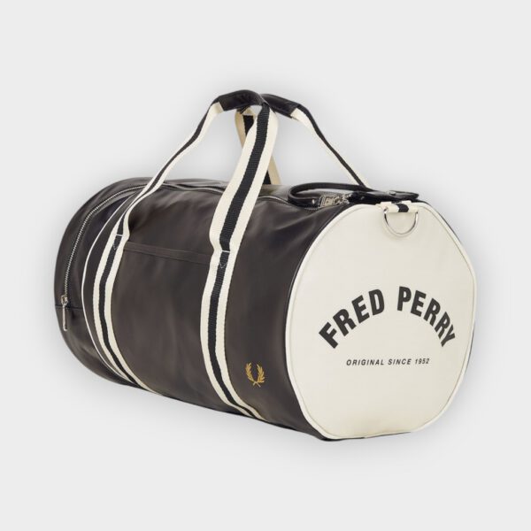 Fred Perry - Bolsa de deporte clásica negro crudo