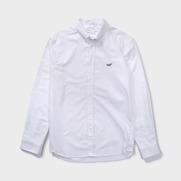 Edmmond - Camisa Duck patch Ns plain white