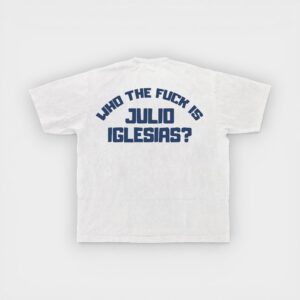 Canallita - Camiseta Who The Fuck Is Julio Iglesias White