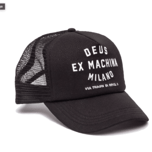 Deus Ex Machina - Gorra Milano address trucker black