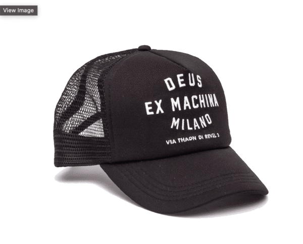 Deus Ex Machina - Gorra Milano address trucker black