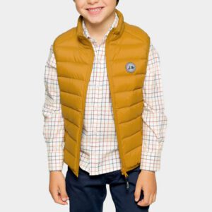 Scotta 1985 Kids - Chaleco Classic acolchado mostaza