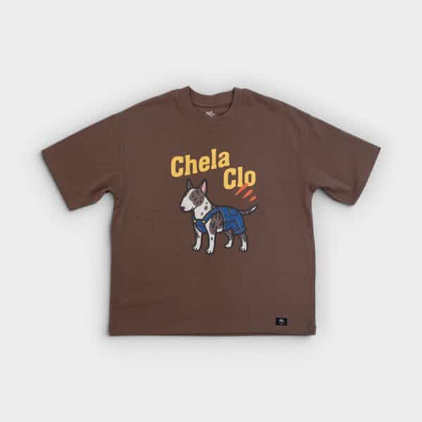 Chela Clo – Camiseta Classy Dog Brown
