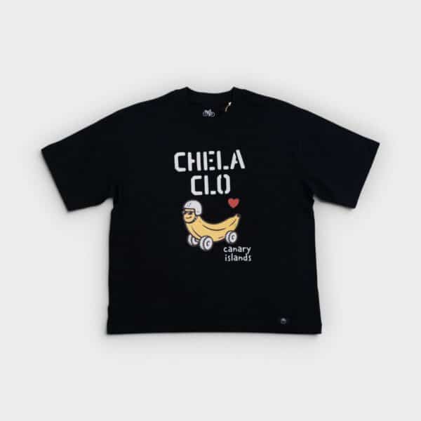 Chela Clo – Camiseta Corre Plátano Black
