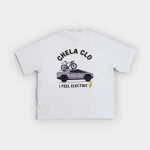 Chela Clo – Camiseta I Feel Electric White