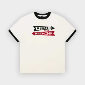 Deus Ex Machina - Camiseta Arrows Ringer Tee Pristine White