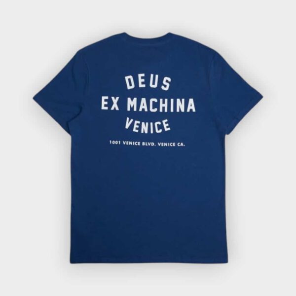 Deus Ex Machina - Camiseta Venice skull mechanic blue