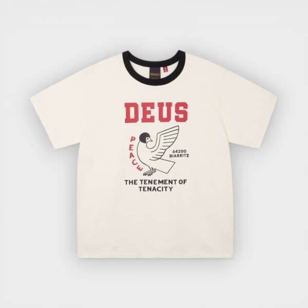 Deus Ex Machina - Camiseta Buck Up Tee Ivory