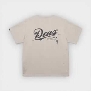 Deus Ex Machina - Camiseta Damaged Dyed Tee Beige
