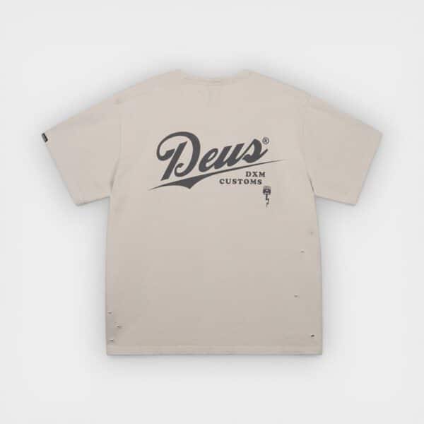 Deus Ex Machina - Camiseta Damaged Dyed Tee Beige