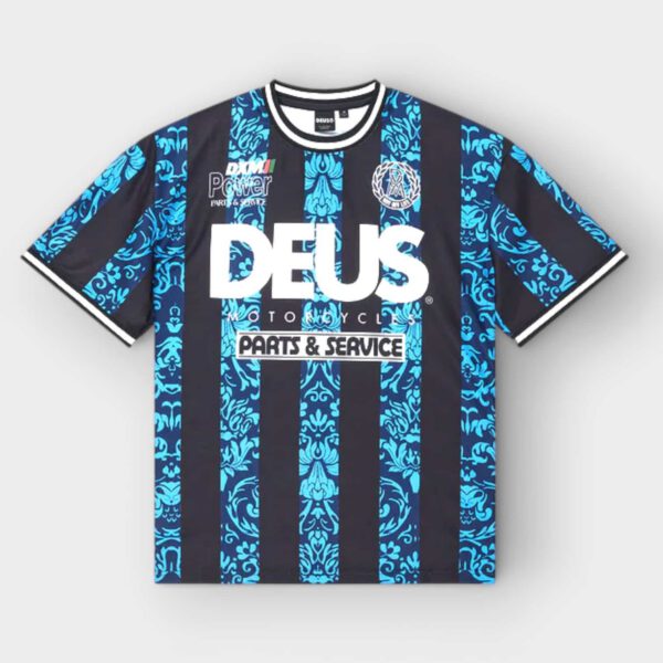 Deus Ex Machina - Camiseta Nouveau Moto Tee Pageant Blue