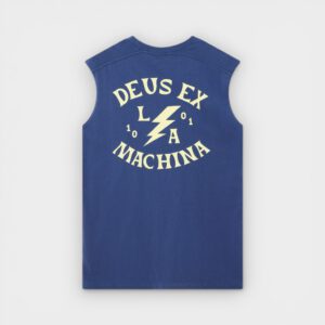 Deus Ex Machina - Camiseta Chinook Muscle Mechanic Blue