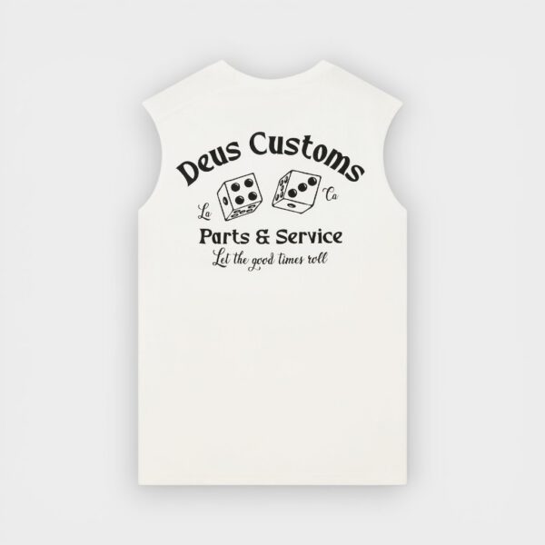 Deus Ex Machina - Camiseta Knucklebones Muscle Dirty White