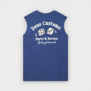 Deus Ex Machina - Camiseta Knucklebones Muscle Mechanic Blue