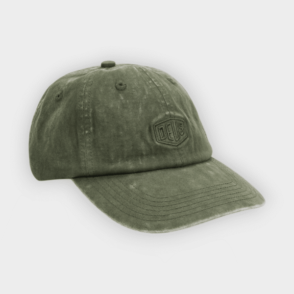 Deus Ex Machina - Gorra Shield garment dyed cypress green