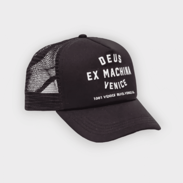 Deus Ex Machina - Gorra Venice address trucker black