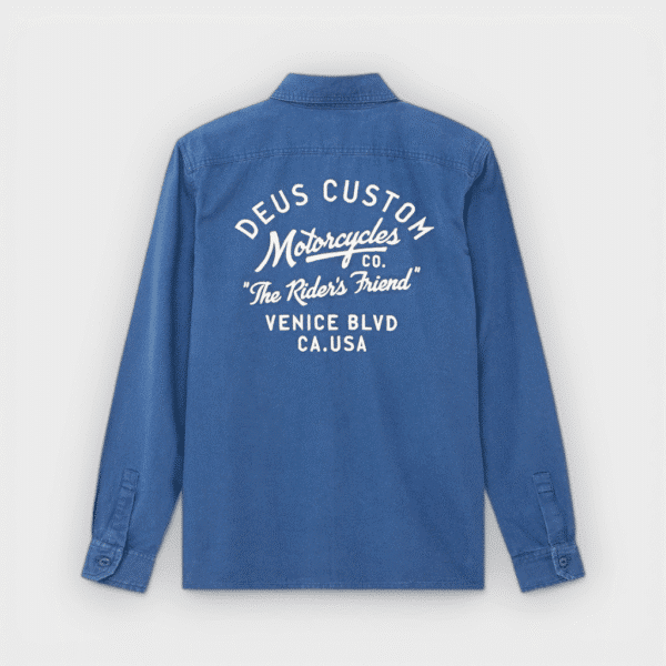 Deus Ex Machina - Camisa Nomad Shirt Mechanic Blue
