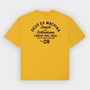 Deus Ex Machina - Camiseta Canggu Sign Tee Citrus Yellow