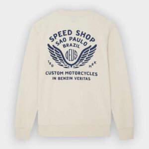 Deus Ex Machina - Sudadera Munificence Crew Dirty White