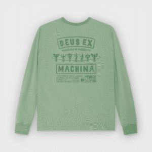 Deus Ex Machina - Camiseta de Manga Larga Kumbaya LS Tee Loden Frost Green