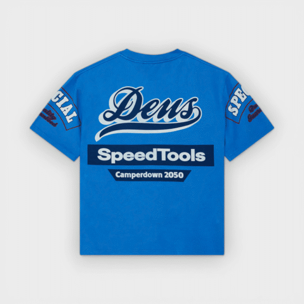 Deus Ex Machina - Camiseta Flohmarkt Oversized Tee Daphne Blue