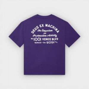 Deus Ex Machina - Camiseta Venice Sign Tee Violet Indigo