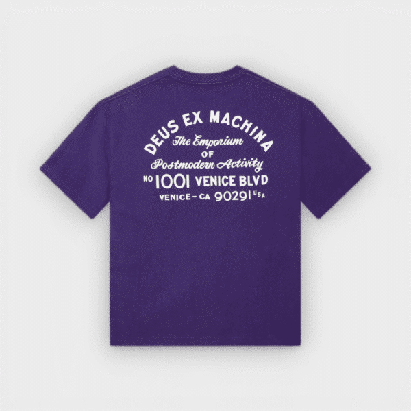 Deus Ex Machina - Camiseta Venice Sign Tee Violet Indigo