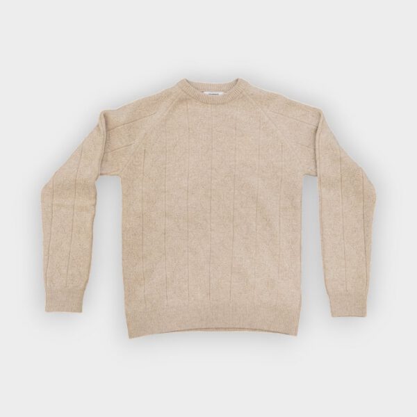 Edmmond - Jersey Checkmate plain tan