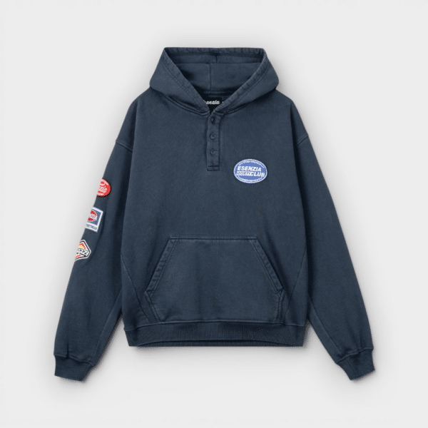Esenzia – Sudadera Blue Buttons Navy