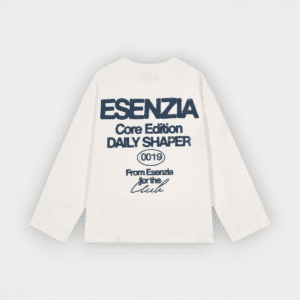 Esenzia - Camiseta de Manga Larga Cream Core