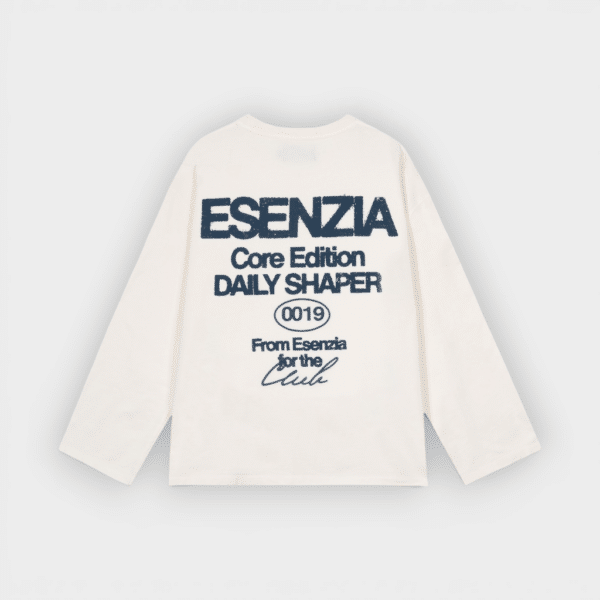 Esenzia - Camiseta de Manga Larga Cream Core