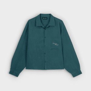 Esenzia - Camisa de Lino Green Sahara