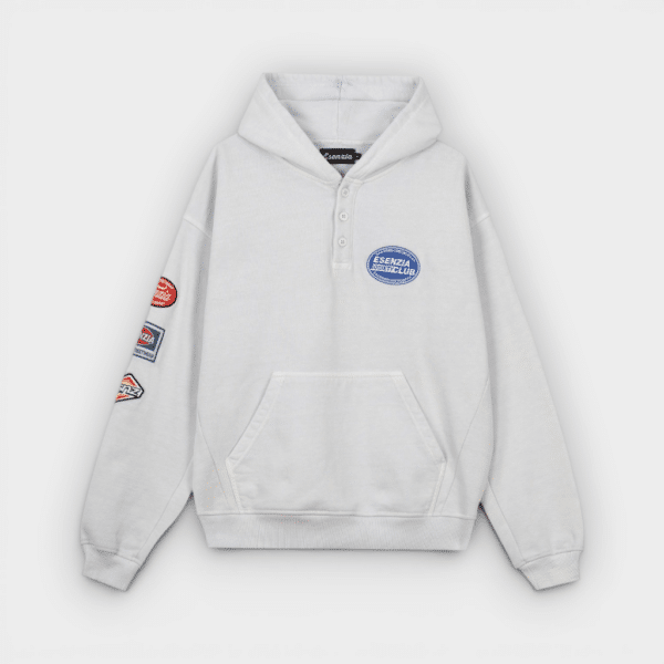 Esenzia – Sudadera Grey Buttons Gris Claro