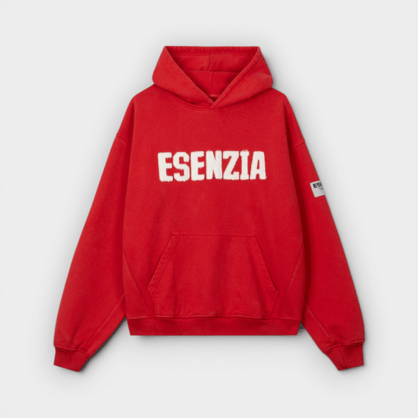 Esenzia – Sudadera Scarlet Chest Rojo Escarlata