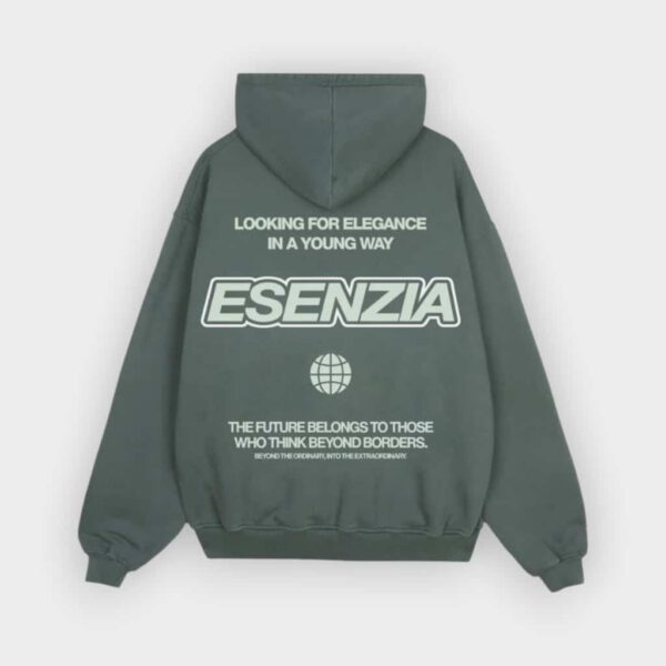 Esenzia – Sudadera con capucha Green Beyond Hoodie