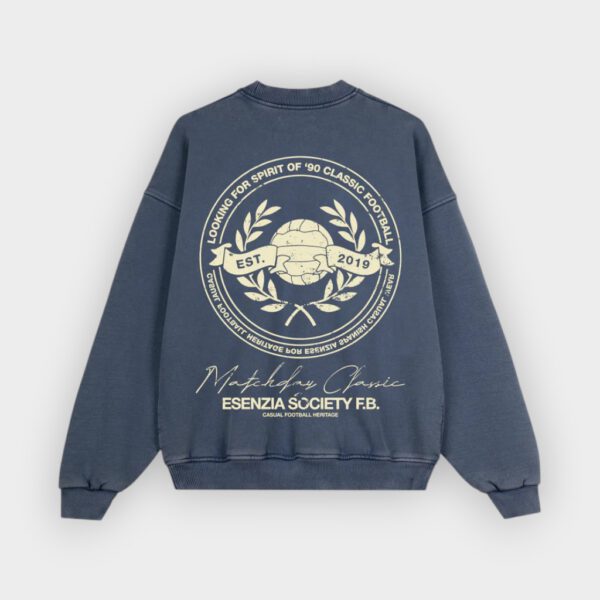 Esenzia - Sudadera Marine Matchday Crewneck