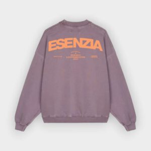 Esenzia – Sudadera Dust Wine Spark Crewneck