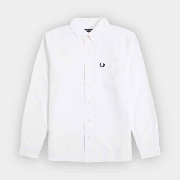 Fred Perry - Camisa Oxford blanca