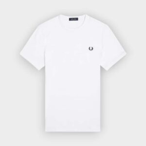 Fred Perry - Camiseta Ringer blanco