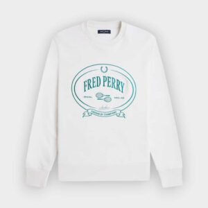 Fred Perry - Sudadera Chosen by Champions blanco nieve
