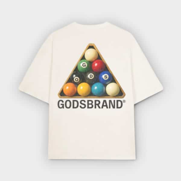 Fake Gods - Camiseta Billiard Tee White