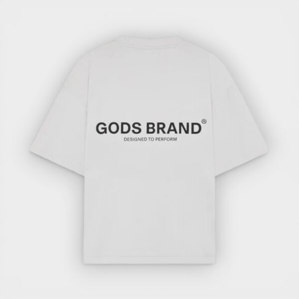 Fake Gods - Camiseta Performance Boxy Tee Light Grey